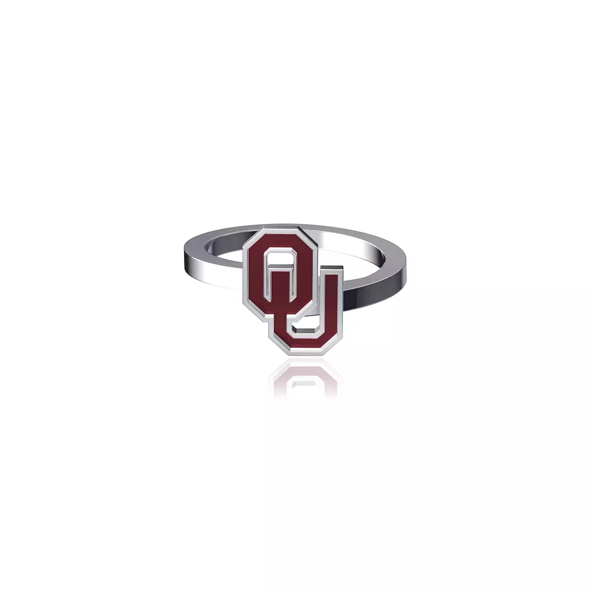 University of Oklahoma Bypass Ring - Enamel