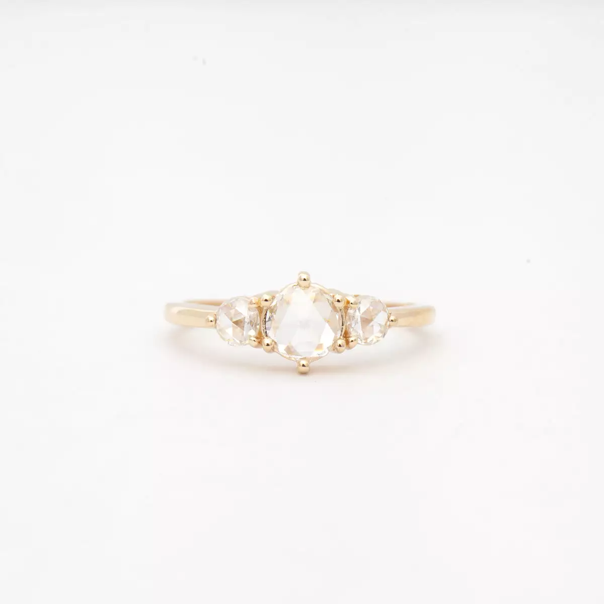 White Diamond Large Tidals Ring