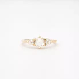 White Diamond Large Tidals Ring