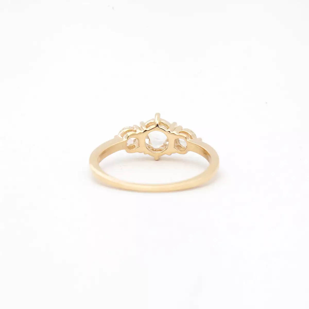 White Diamond Large Tidals Ring