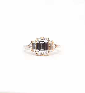 White Diamond Theda Ring