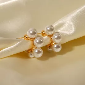 Women's Fashion Elegant Pearl Earrings